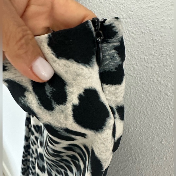 Zara Black and White Midi Skirt Resort Wear - Picture 6 of 6